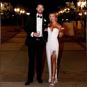 SAU LEE x Revolve White Florence Gown Size 2